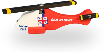 NSRI Wooden Toy Sea Rescue Chopper (Small)