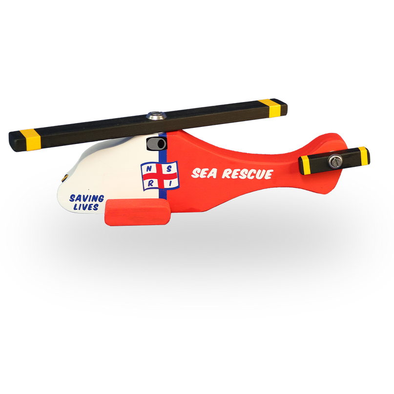 NSRI Wooden Toy Sea Rescue Chopper (Small)